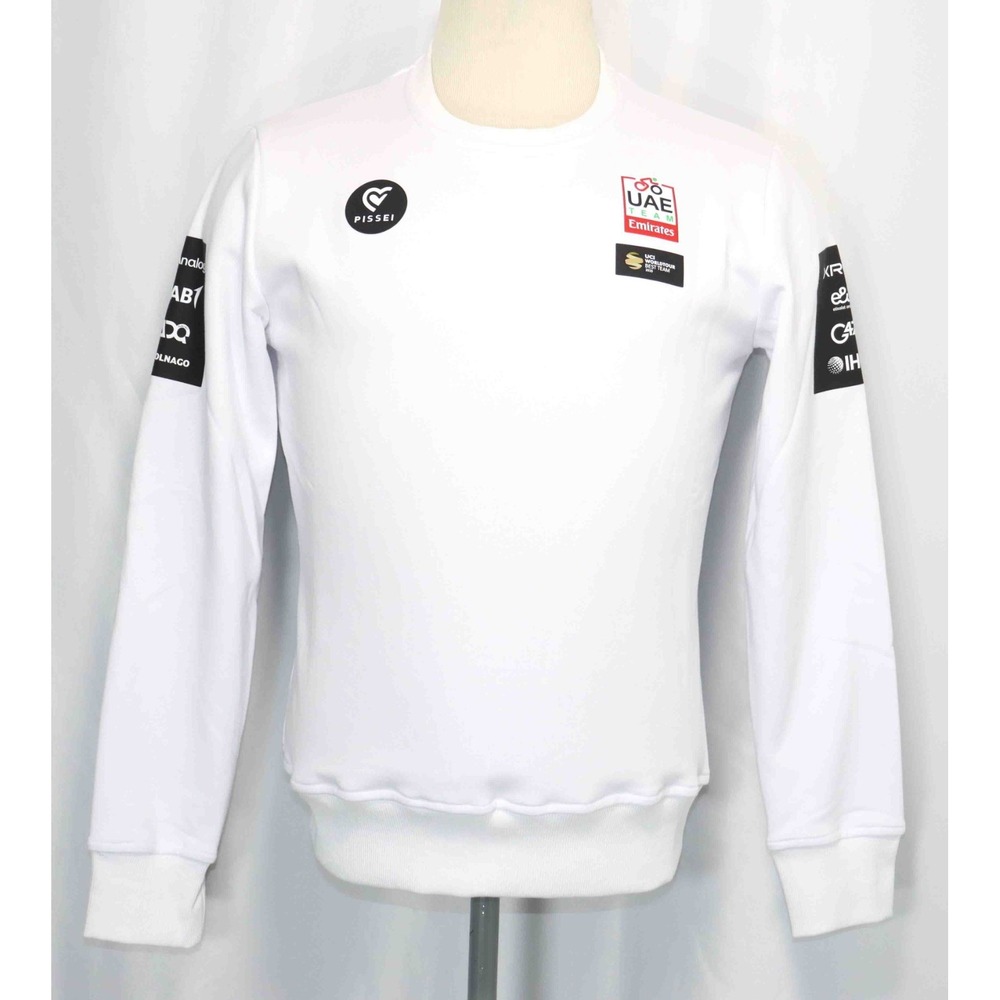 UAE Emirates Team Pissei UCI 2025 Tour Crew Neck Sweatshirt Adult Size Small